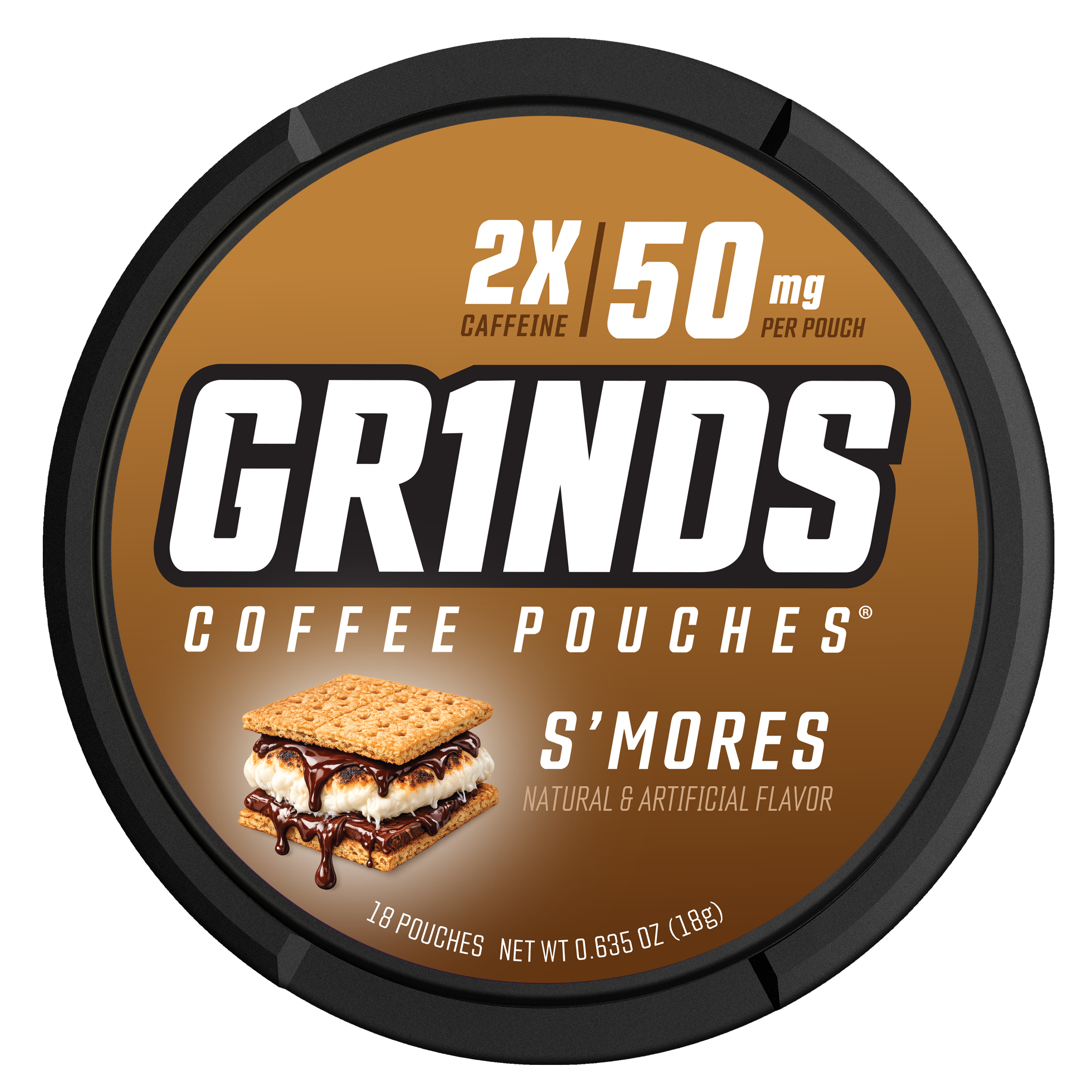 grinds tobacco alternative Coffee Pouches | Cinnamon Roll Flavor | 3 Cans | Brew-Free Coffee SWEET MINT Grinds Coffee Pouches | Tobacco